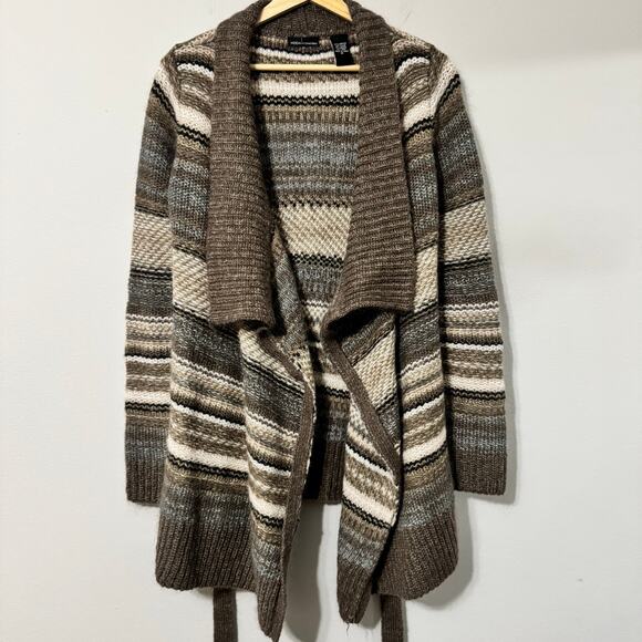 Moda International Mohair Wool Blend Cardigan Medium Boho Cabincore Granola Girl - Picture 8 of 12